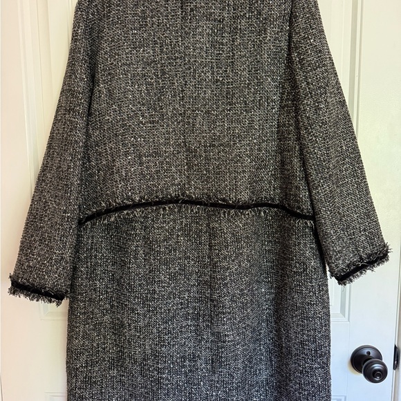 J. Crew Black and Grey Sparkling Tweed Dress and Blazer - Picture 9 of 16